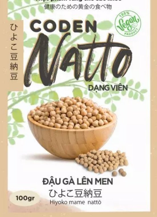NATTO ĐẬU GÀ (DẠNG VIÊN)100 GRAM  https://sinhthainguyenban.com/